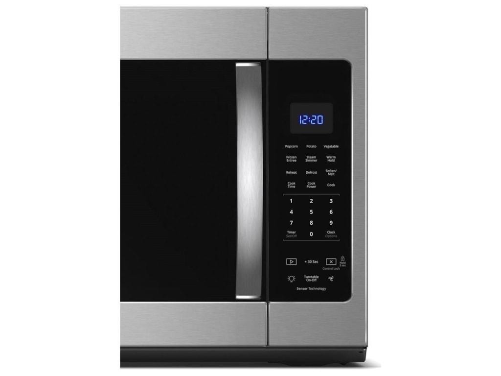 Whirlpool 1.9 cu. ft. Capacity Steam Microwave with Sensor Cooking